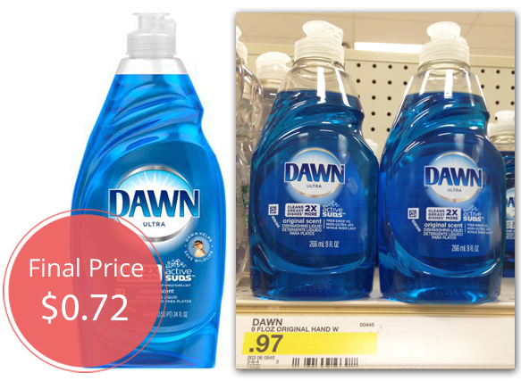 Dawn Dish Soap, Only $0.72 at Target!