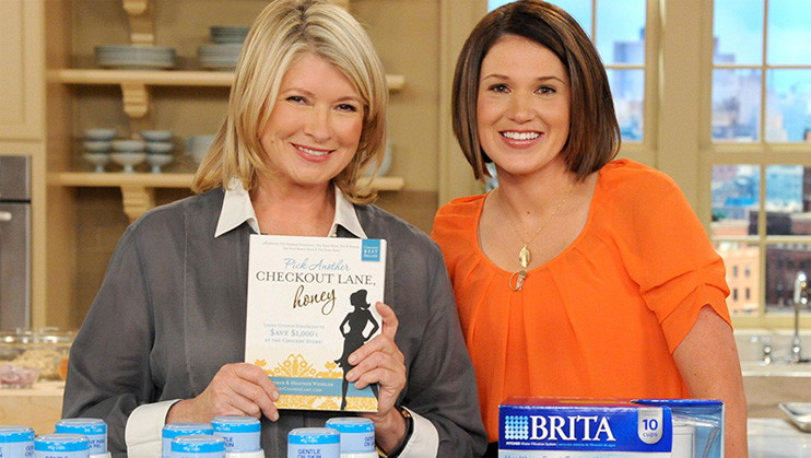 Joanie with Martha Stewart