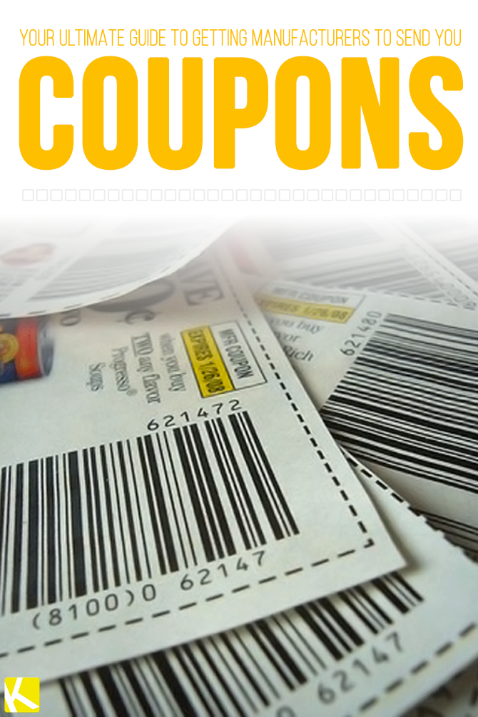 Your Ultimate Guide to Getting Manufacturers to Send You Coupons - The
