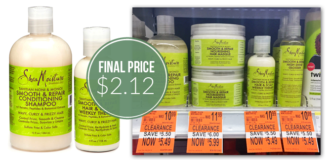 Shea Moisture Hair Care, Only $2.12 at Walgreens!