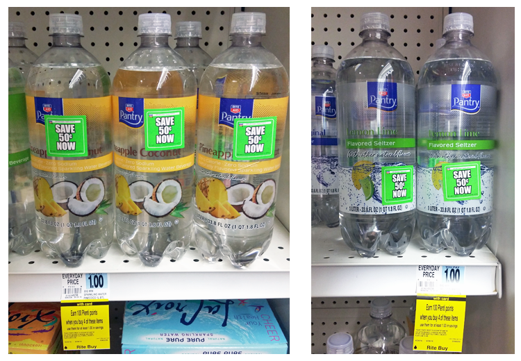 Rite Aid Pantry Flavored Sparkling Water Only 0 25 The Krazy