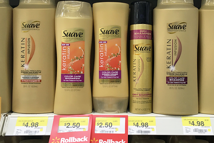 Suave Gold Hair Care Only 1 50 At Walmart The Krazy Coupon Lady
