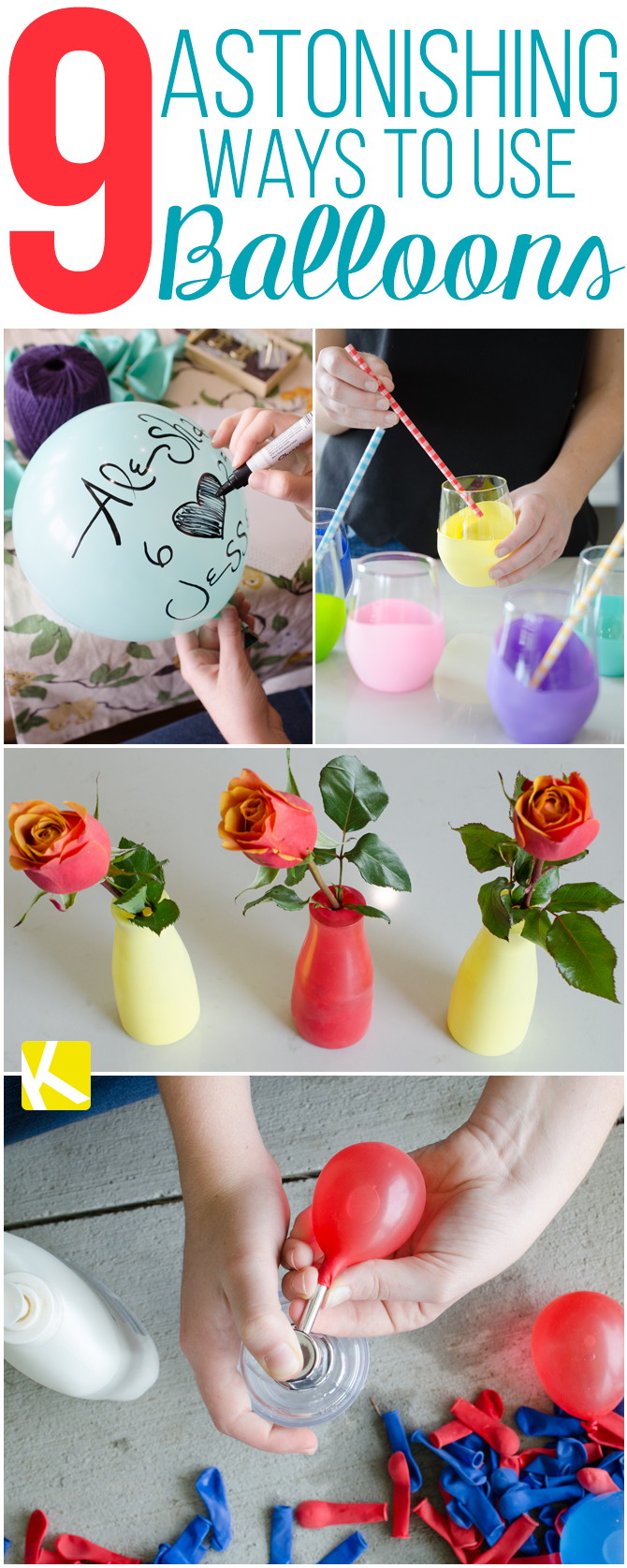 9 Astonishing New Ways to Use Balloons The Krazy Coupon Lady