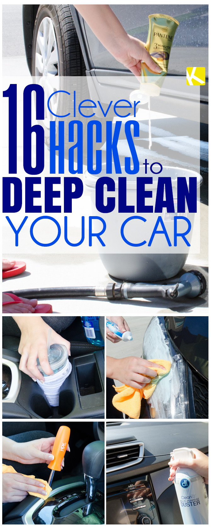 16 Seriously Clever Tricks to Deep Clean Your Car - The ...