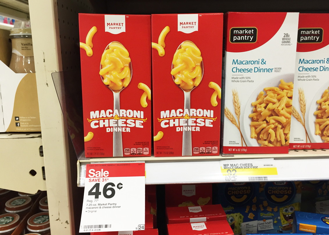 Market Pantry Mac Cheese Only 0 44 At Target The Krazy