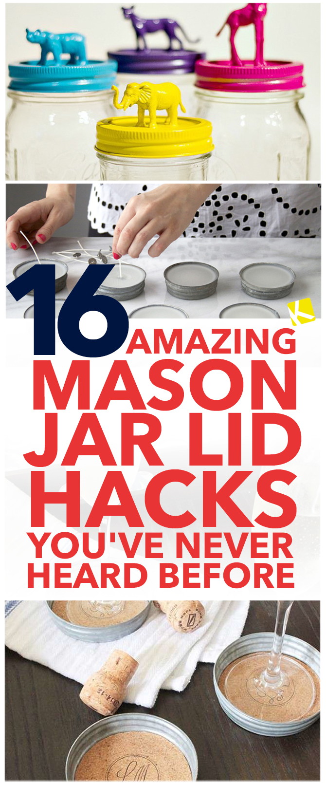 16 Amazing Mason Jar Lid Hacks You’ve Never Heard Before The Krazy