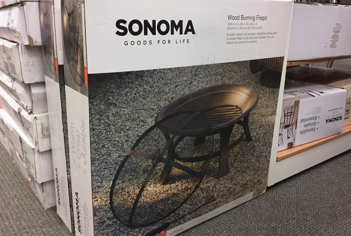 Sonoma Steel Fire Pit Only 45 89 At Kohl S Reg 159 99 The