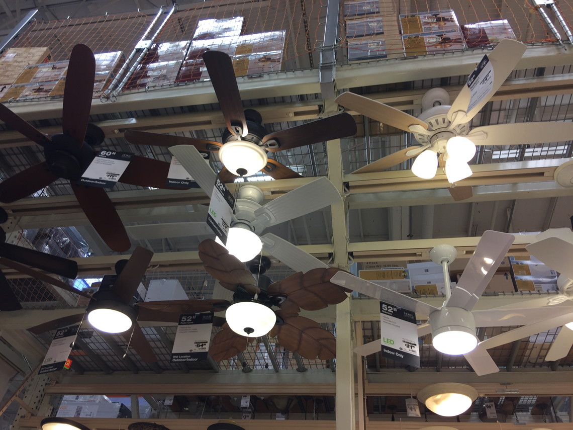 Hampton Bay 52 Natural Iron Indoor Outdoor Ceiling Fan