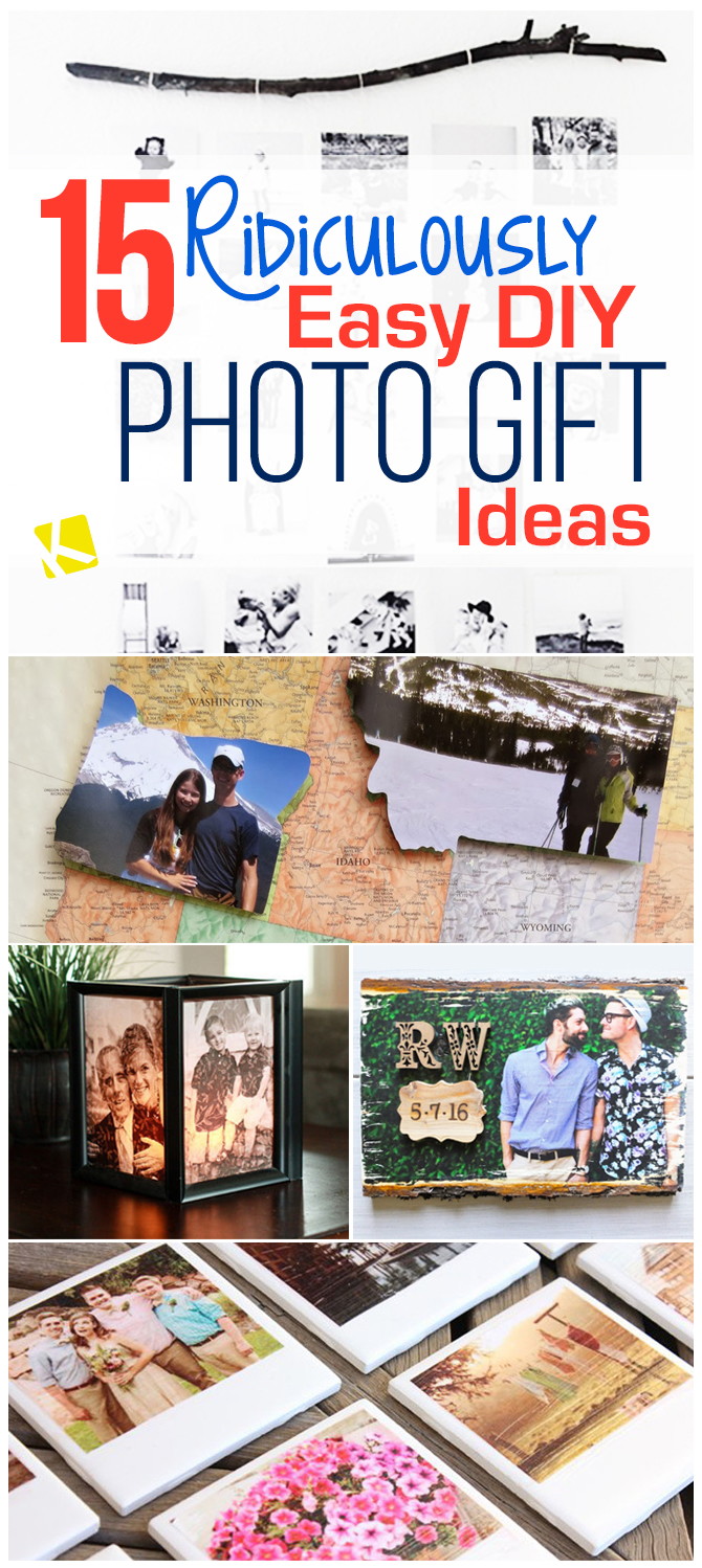 15 Ridiculously Easy DIY Photo Gift Ideas - The Krazy ...