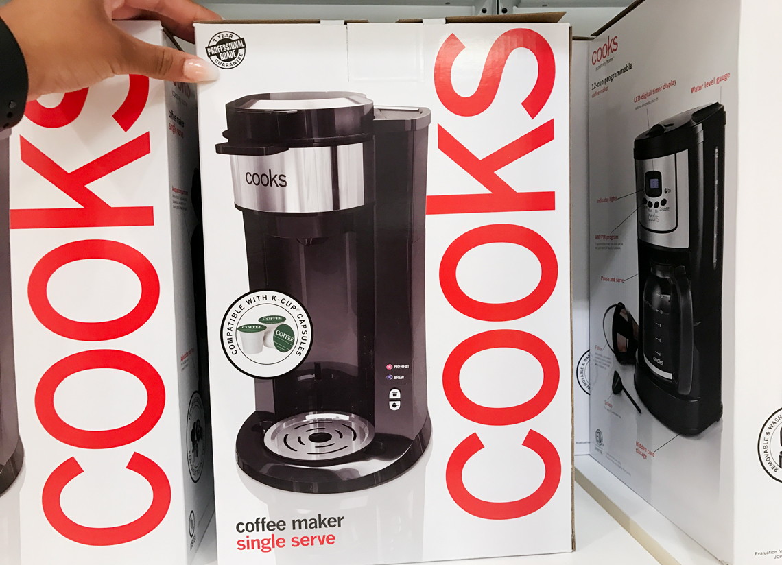 Cooks Single Serve Coffee Maker or Power Pro Blender, $19.99 at JCPenney!