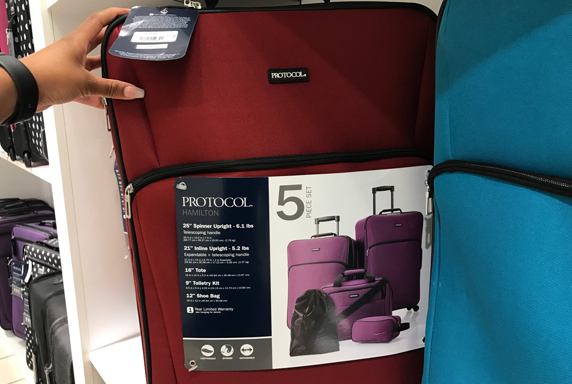 6 piece luggage sets