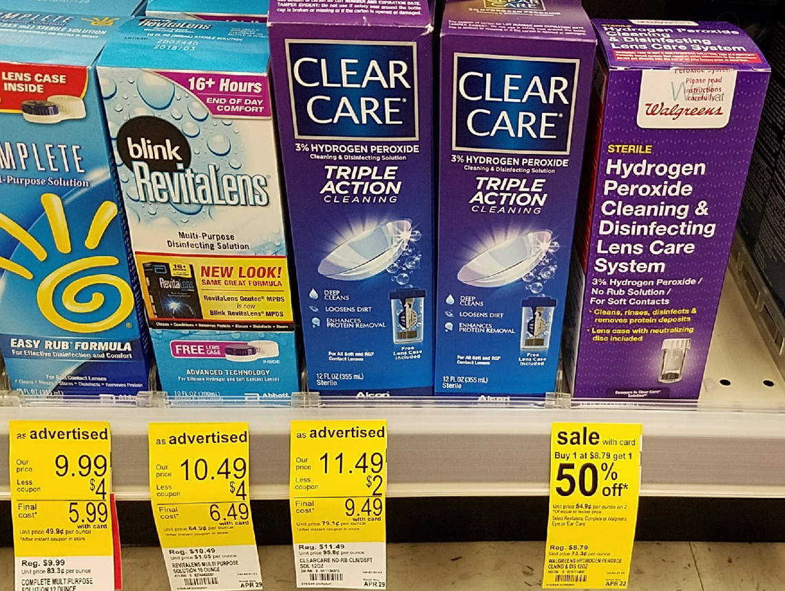 Clear Care Contact SolutionSave 7.00 at Walgreens! The Krazy