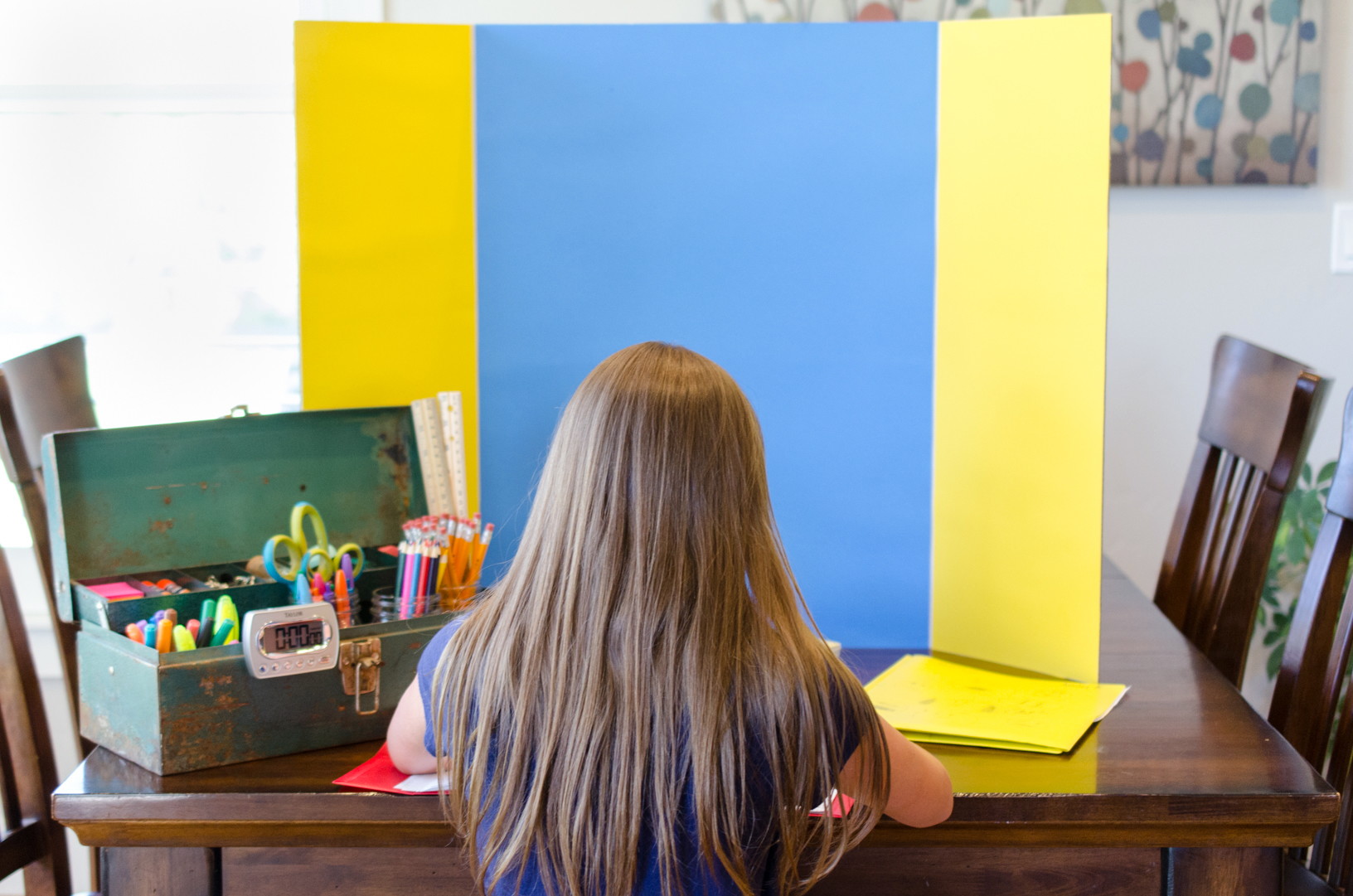 Teacher cabinet organization image