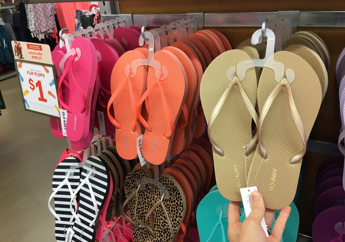 Old navy flip flop sale june 2017