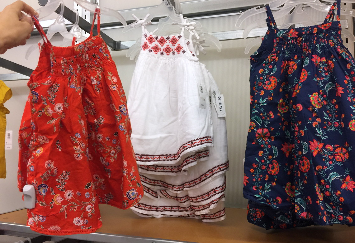 Spring Clearance Sale Jersey Fit /& Flare Dress for Toddler Girls By Old Navy!