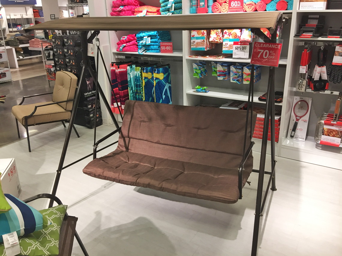 Outdoor Oasis Canopy Swing Only 105 Shipped At Jcpenney Reg 300