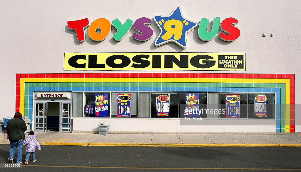 Toys"R"Us Is Closing 182 Stores Due to Bankruptcy