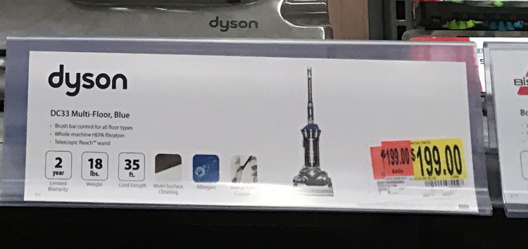 Dyson Dc33 Multifloor Bagless Upright Vacuum Only 199 At Walmart