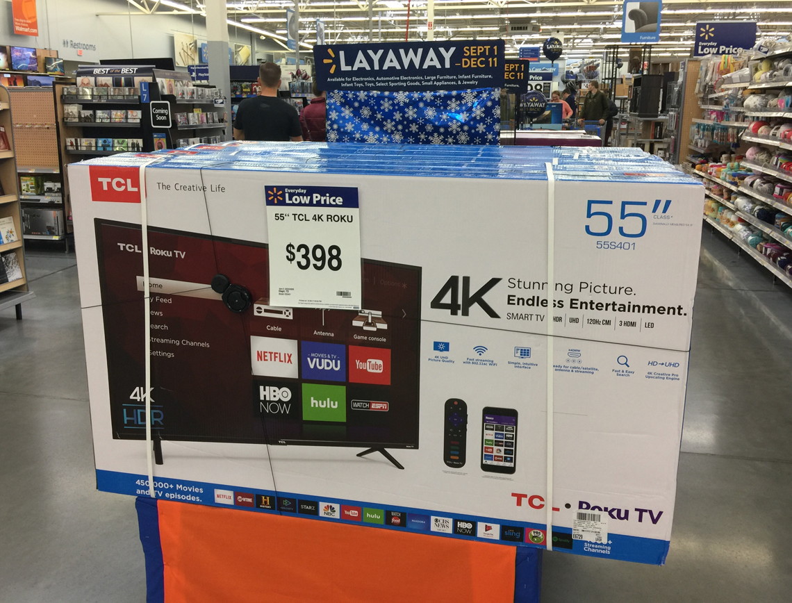 RCA 50" 1080P LED TV, Only 270 at Walmart + Deals on 55" TVs!