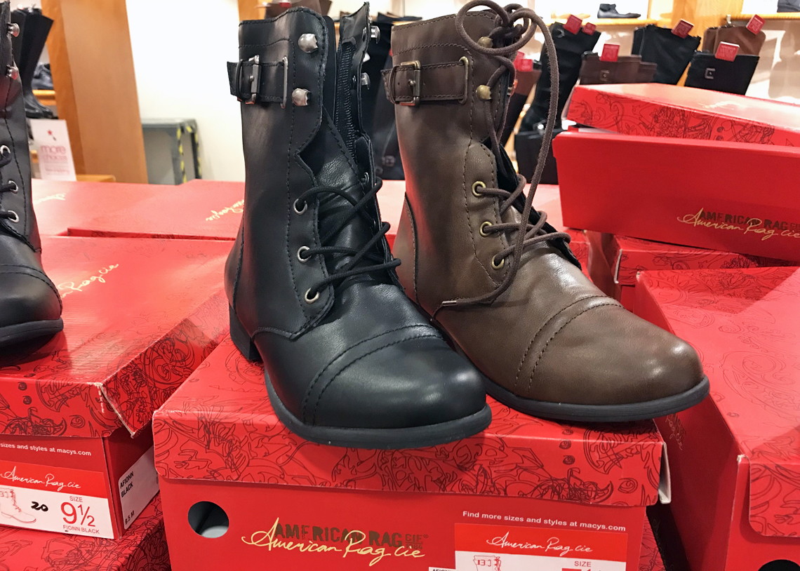 macy's ladies boots