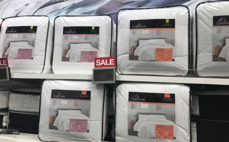 Cuddl Duds Down Alternative Level 1 300 Tc Comforter As Low As