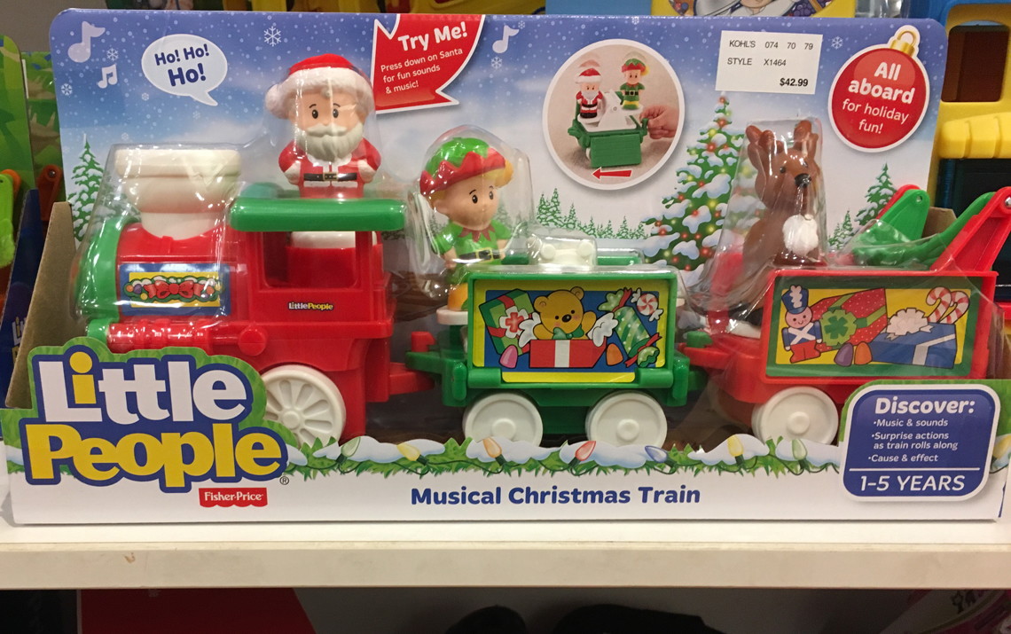 fisher price musical christmas train