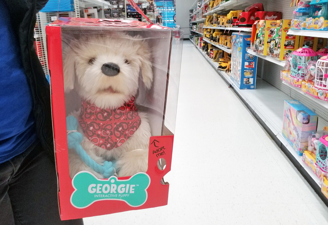 georgie interactive puppy toys r us