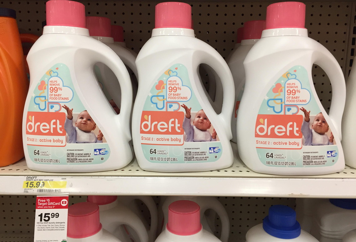 Dreft Laundry Detergent, Only $7.69 at Target - Reg. $15.99! - The ...