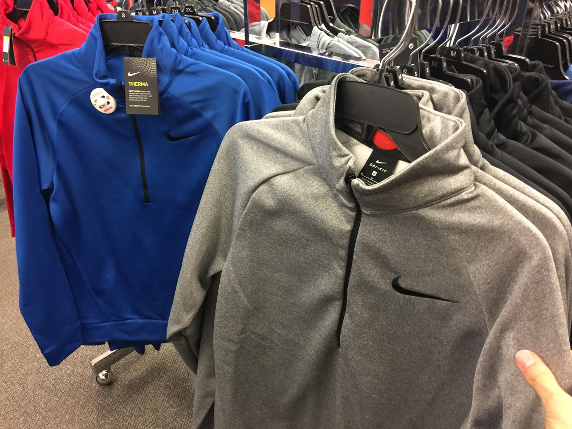 nike men's therma quarter zip