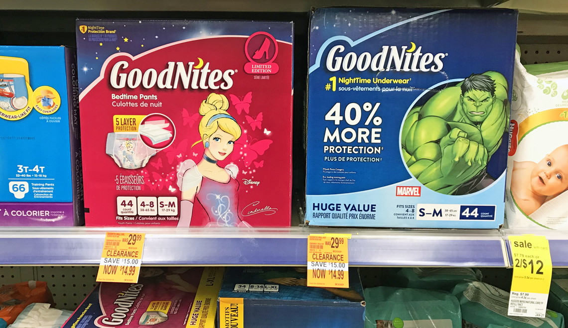 Goodnites Bedtime Pants Box Only 8 99 At Walgreens The Krazy