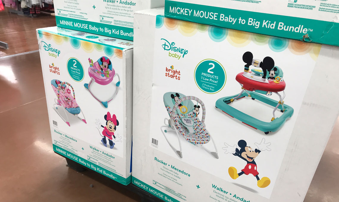 disney mickey walker and rocker bundle