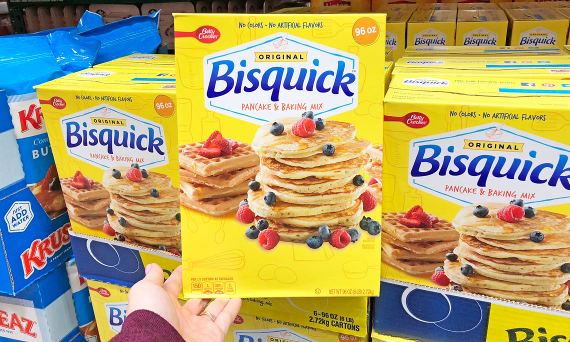 Bisquick Pancake & Waffle Mix 96-Ounce, Only $3.89 at Costco! - The