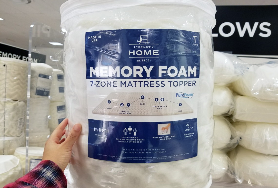 9% Off Memory Foam Mattress Toppers at JCPenney! - The ...