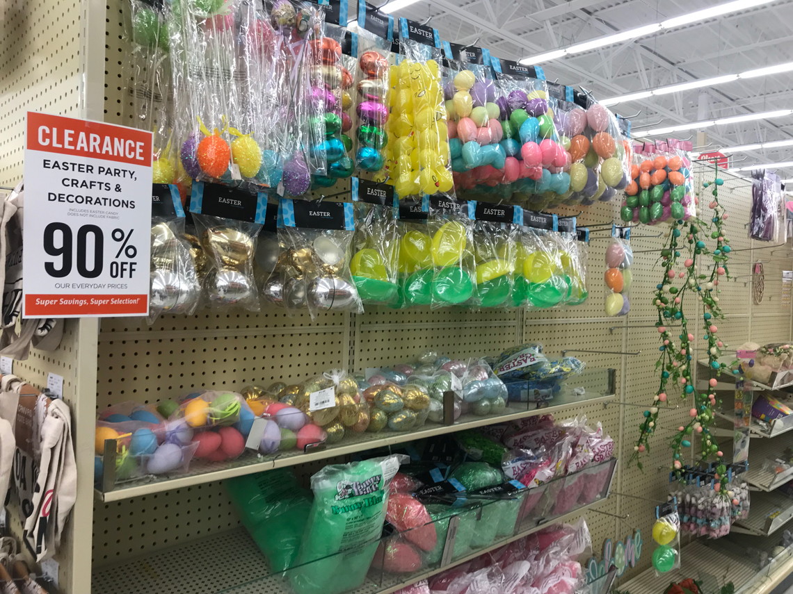 90 Off Easter Clearance At Hobby Lobby The Krazy Coupon Lady