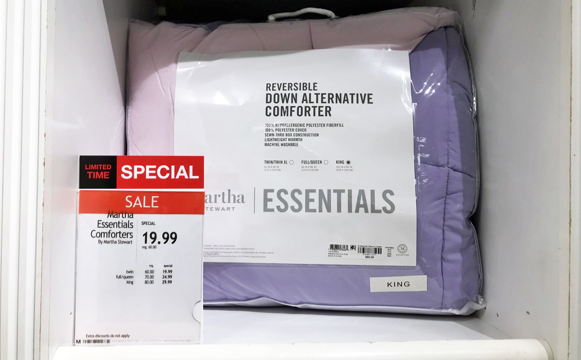 Martha Stewart Down Alternative Comforter 19 99 At Macy S The