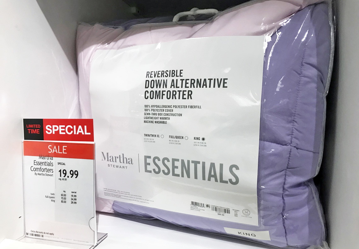 Macys Com Martha Stewart Down Alternative Comforters Only 20