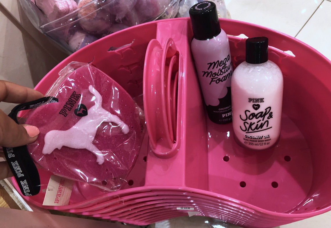 2 Care Items Heart Sponge Shower Caddy 25 At Victoria S 0