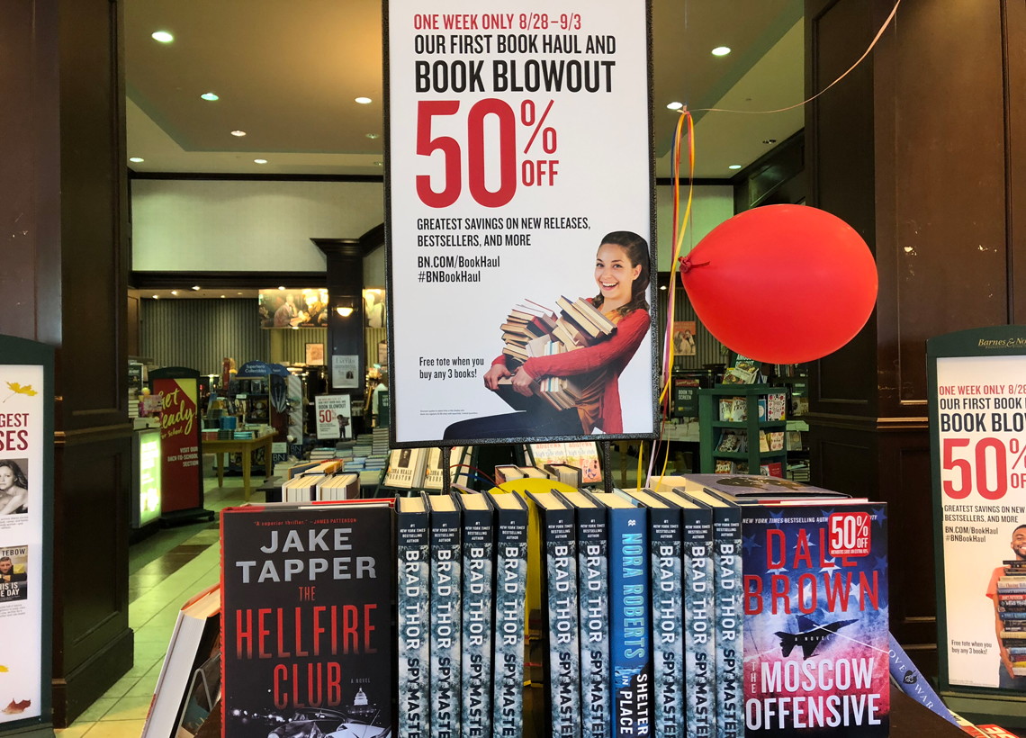 Book Haul Blowout At Barnes Noble 50 Off Best Sellers Free