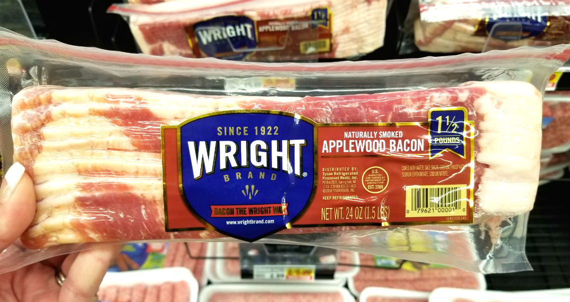 Wright Bacon, Only 4.99 at Kroger with 5X Digital Coupon! The Krazy