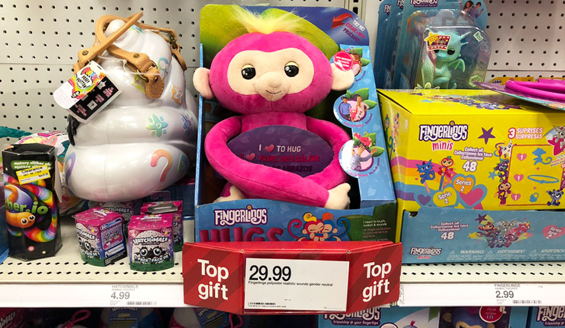 target fingerling hugs