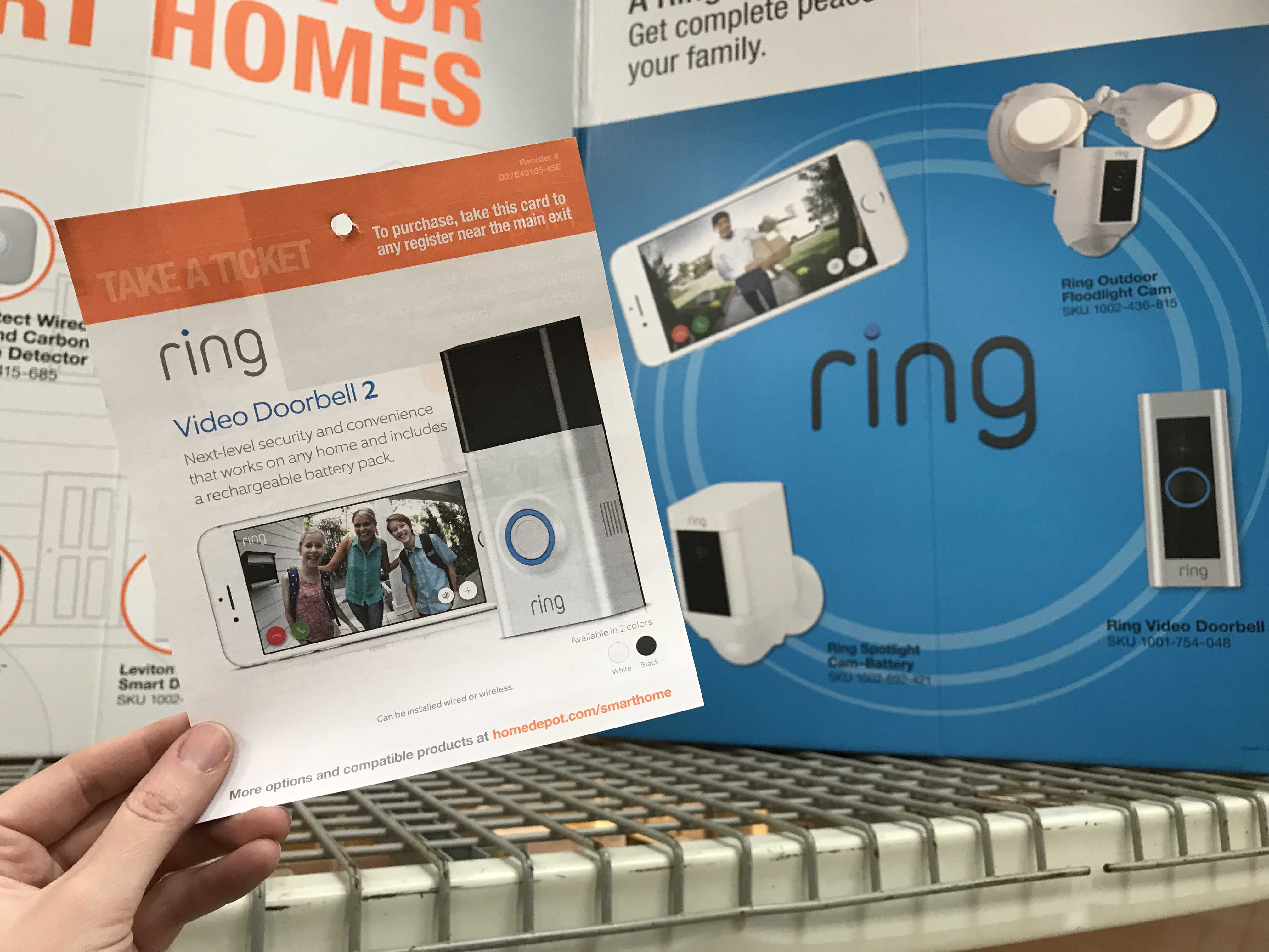 Ring Doorbell Security Camera As Low As 342 At Home Depot