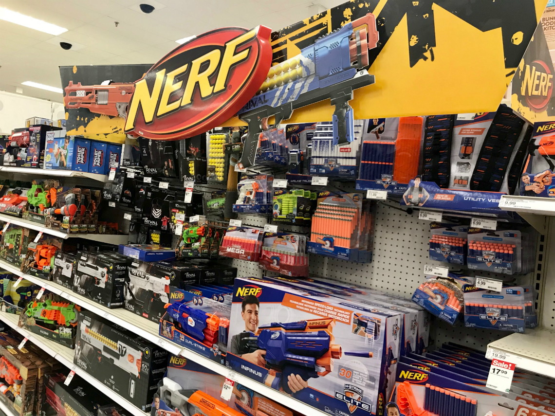 nerf stuff at target