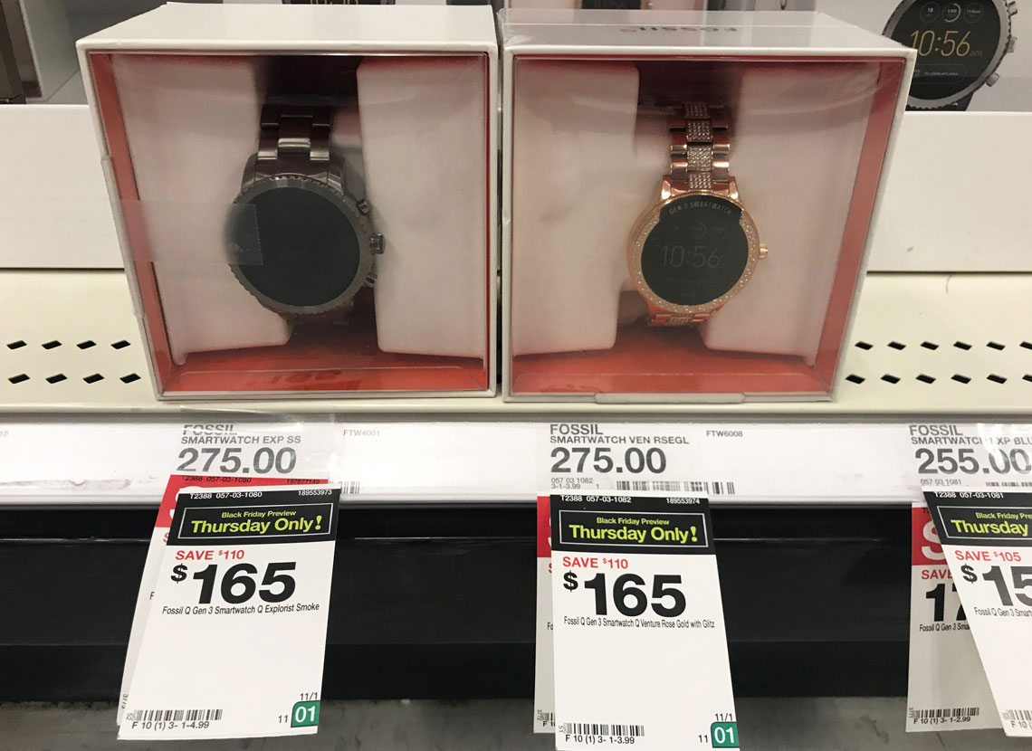 target fossil smart watch