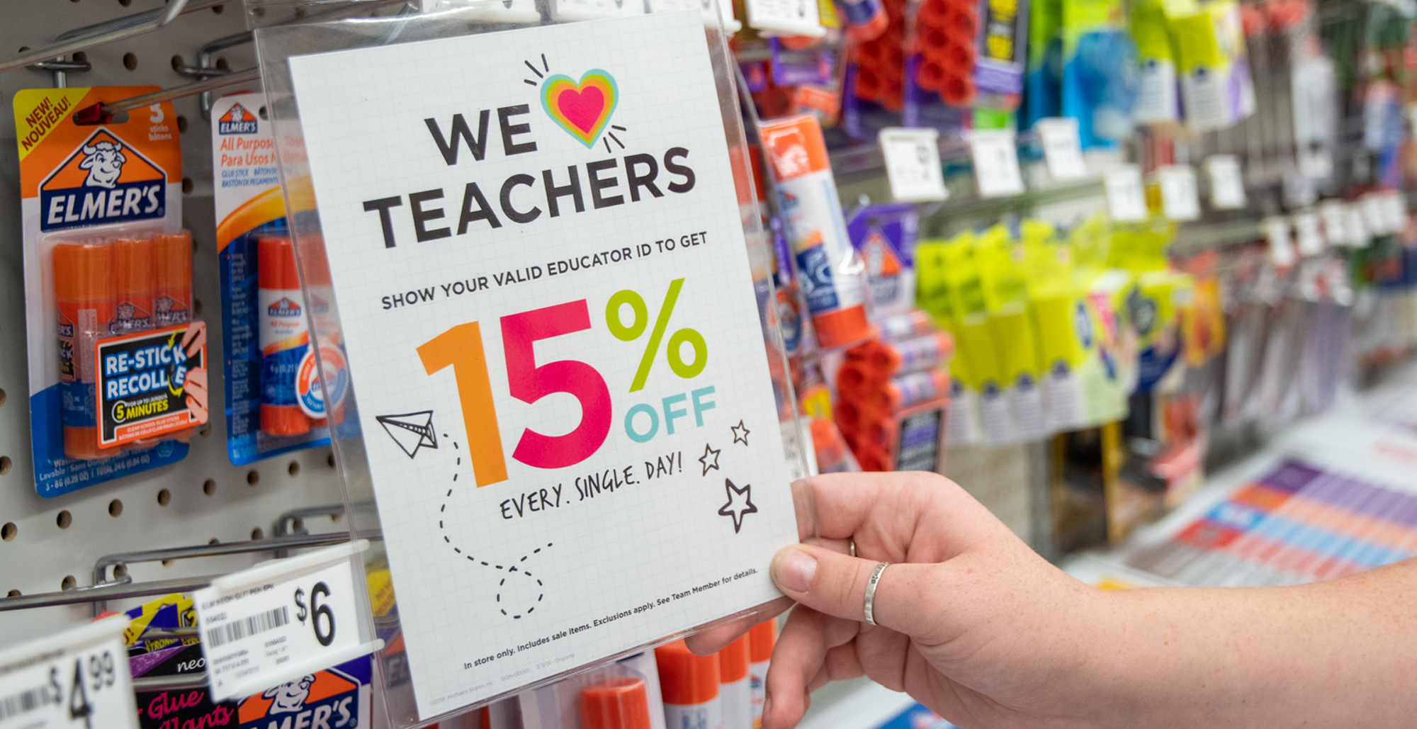 Teachers Get 15 off at Michaels Every Day The Krazy Coupon Lady
