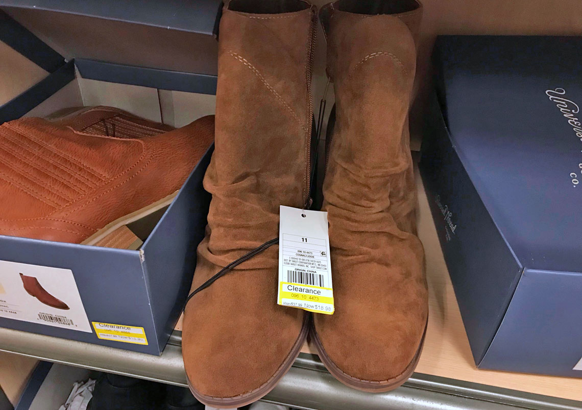 target clearance boots