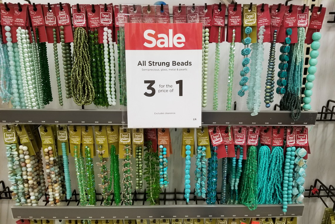 michaels beads on sale