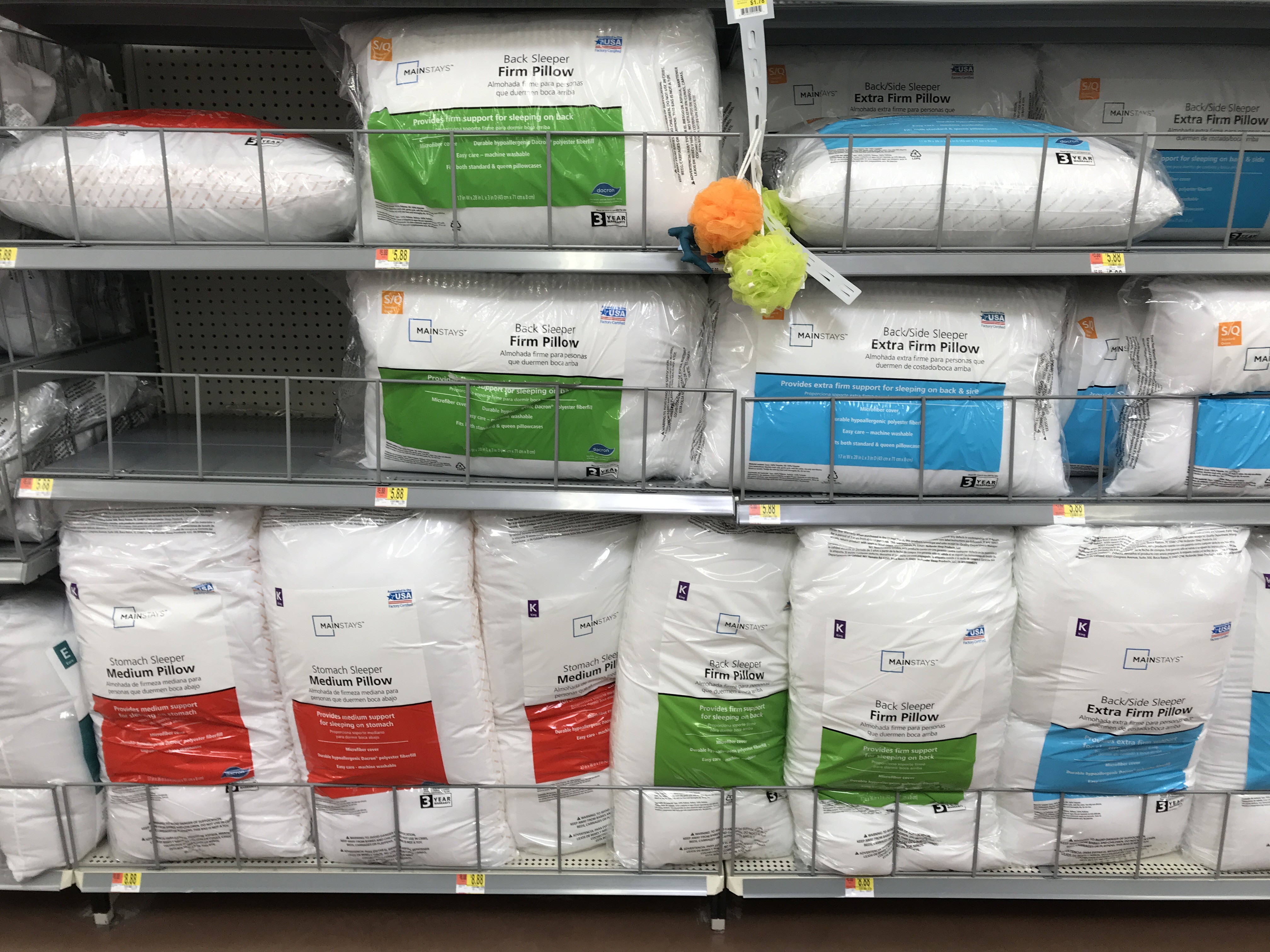 Mainstays Microfiber Pillow Only 3 13 At Walmart The Krazy