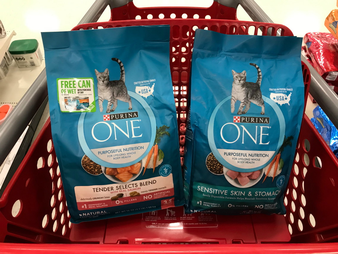 Purina ONE Dry Cat Food, Only 3.00 at Target! The Krazy Coupon Lady