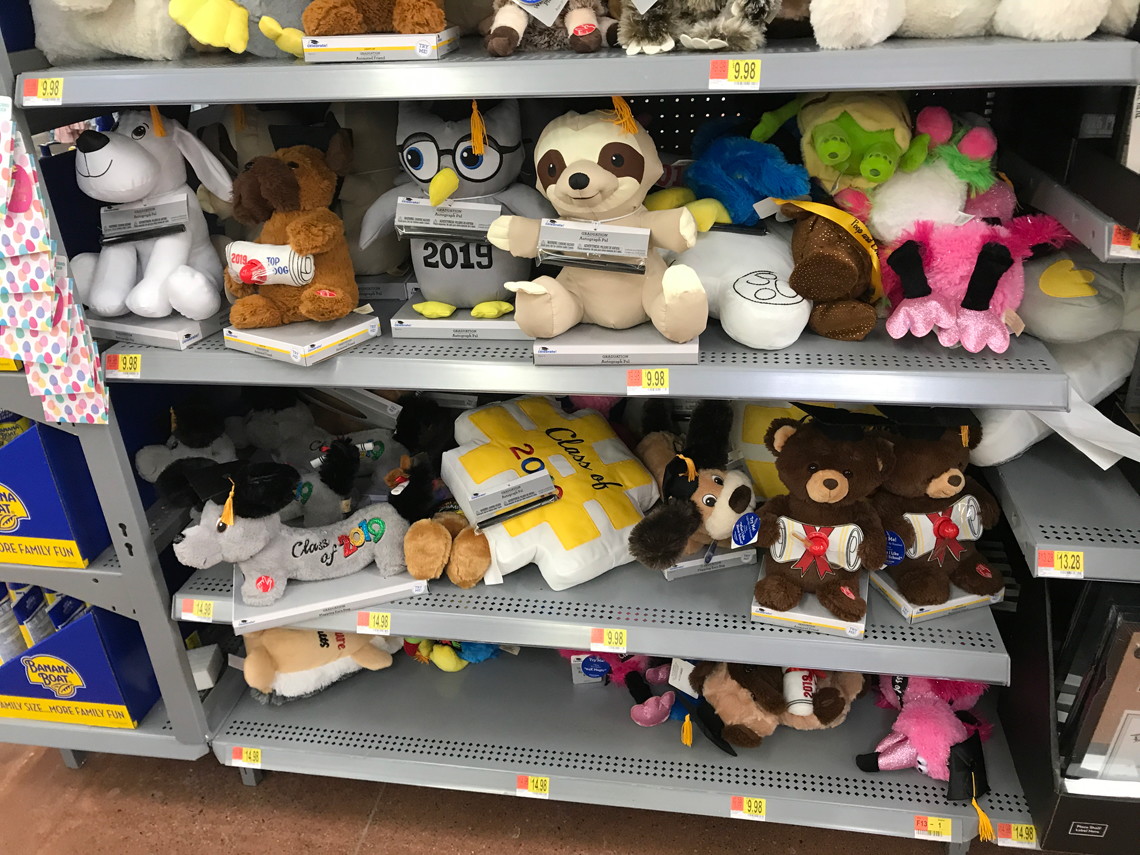 graduation stuffed animal walmart