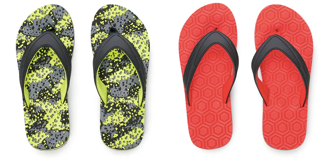 kohls boys flip flops